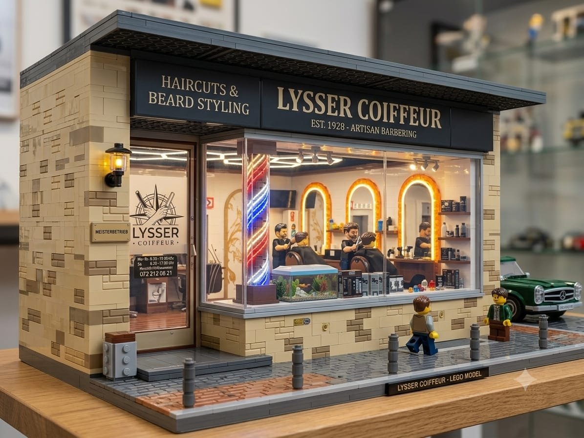 Lysser Coiffeur als LEGO-Modell